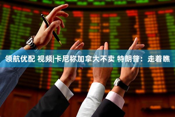 领航优配 视频|卡尼称加拿大不卖 特朗普：走着瞧