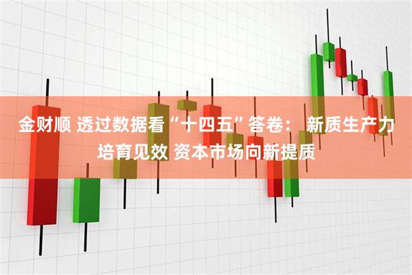 金财顺 透过数据看“十四五”答卷： 新质生产力培育见效 资本市场向新提质