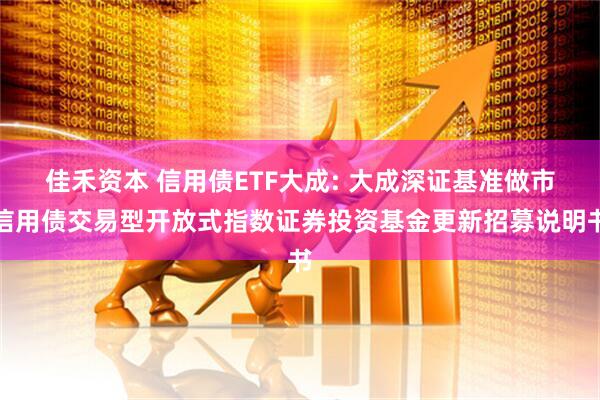 佳禾资本 信用债ETF大成: 大成深证基准做市信用债交易型开放式指数证券投资基金更新招募说明书